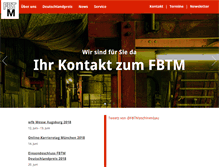 Tablet Screenshot of fbt-maschinenbau.de
